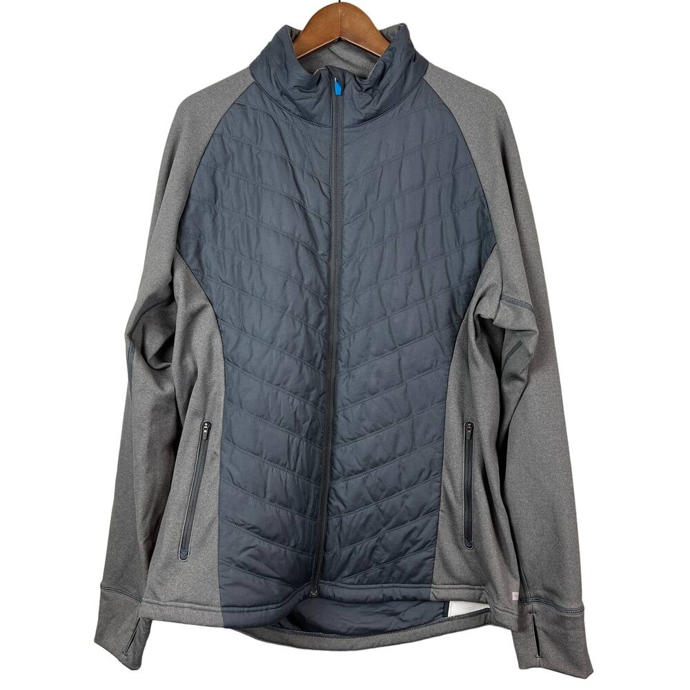 BPM x Zella Quilted Puffer Jacket Full Zip Athletic - XL